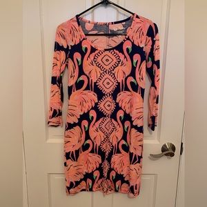 Lilly Pulitzer Flamingo Dress XXS. $50 EUC